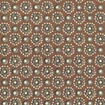 Brown and Grey Flower and Dot Print Italian Paper ~ Carta Varese Italy